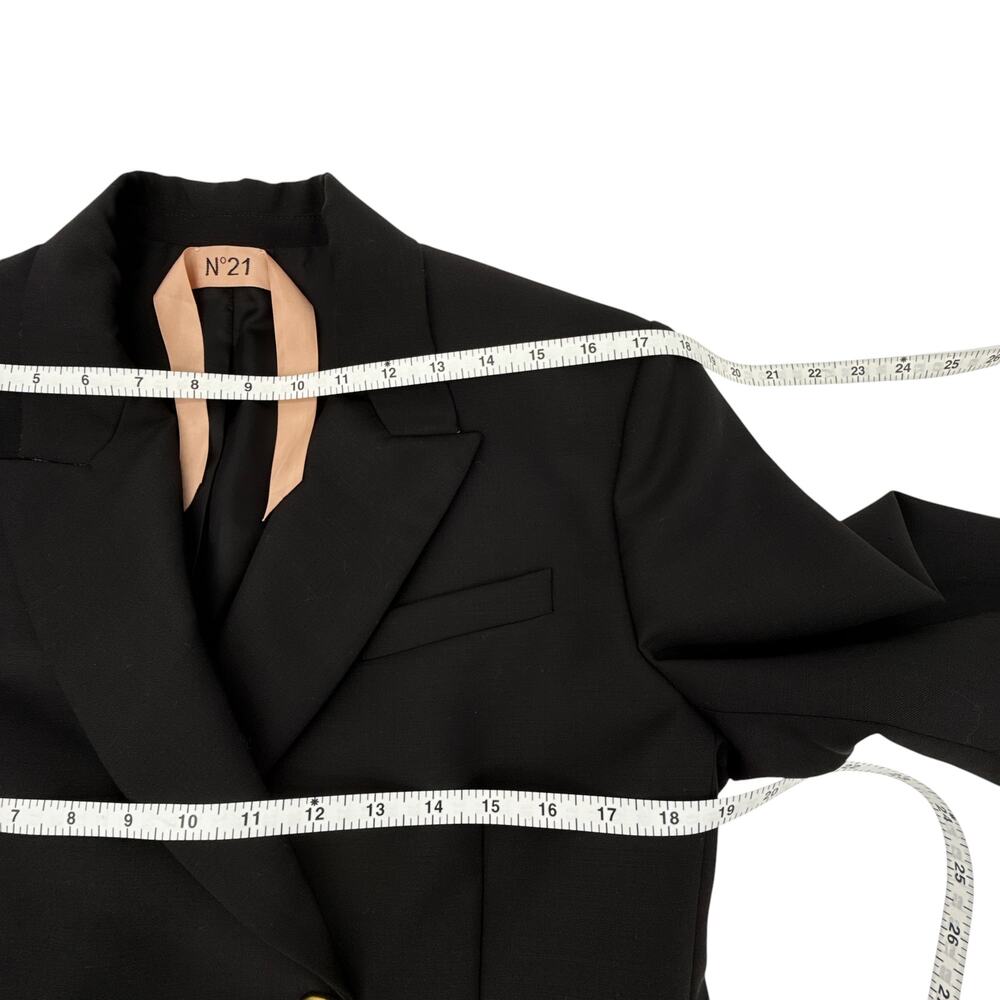 No.21 Double Breasted Blazer in Black EU40|S - Picture 13 of 15